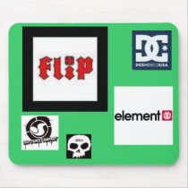 200px-Nike_SB_logo, 325590dvs_logo2, ElementLog... mousepads