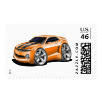2010-11 Camaro Orange-Black Car Stamps