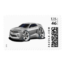 2010-11 Camaro Silver Car Postage Stamps