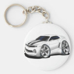 2010-11 Camaro White-Black Car Keychain