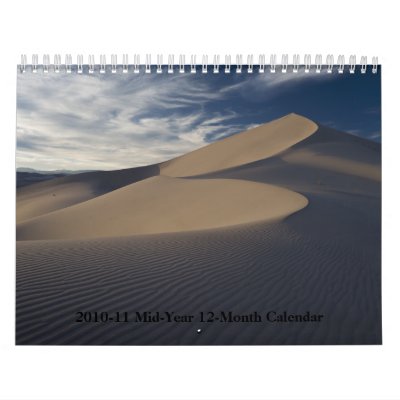 2010-11 Mid-Year 12-Month Calendar by 5500DegreeStudio