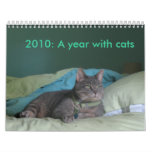 2010: A year with cats Wall Calendars