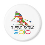 2010: Alpine Skiing Fridge Magnets