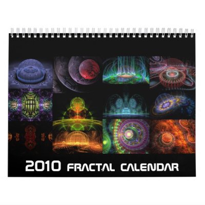 2010 Apophysis Calendar by dgl fractal art by digitalgreenlife
