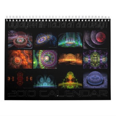 2010 apophysis fractal calendar by digitalgreenlife