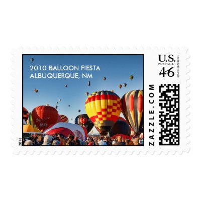 2010 Balloon Fiesta, Albuquerque, NM Postage Stamps by spacedust
