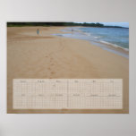 2010 Beach Calendar (24x18) Poster