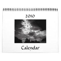 2010 Black and White Wall Calendar
