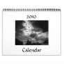 2010 Black and White Wall Calendar