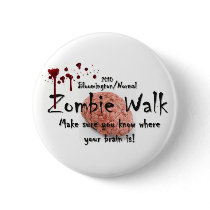 2010 Bloomington/Normal zombie walk Buttons