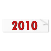 2010 BUMPER STICKERS