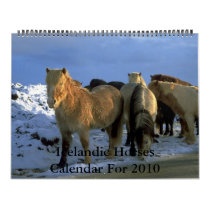 2010 Calendar Icelandic Horses Theme by sat728 2010 Calendar Icelandic Horses Theme