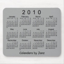 2010 Calendar mousepads