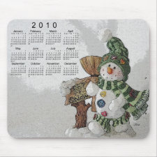 2010 Calendar mousepad