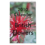 2010 Calender Flowers Calendar