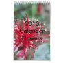 2010 Calender Flowers Wall Calendar