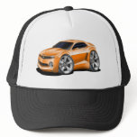 2010 Camaro Orange Car Trucker Hats