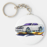 2010 Camaro White-Black Car Key Chain