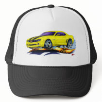 2010 Camaro Yellow-Black Car Trucker Hat
