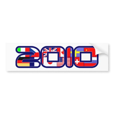 2010 Country FLAGS Bumper Sticker by covermetees