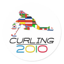 2010: Curling Round Stickers