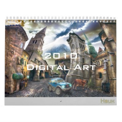 2010 Digital Surreal & Fantasy Art - Wall Calendar by Houk