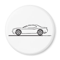 2010 Dodge Challenger Fridge Magnets