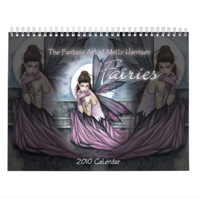 2010 Fairy Calendar Wall Calendar Molly Harrison by robmolily