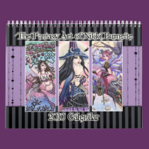 2010 Fantasy Art Calendar by Nikki Burnette by nikkiburnette 2010 Fantasy Art Calendar by Nikki Burnette