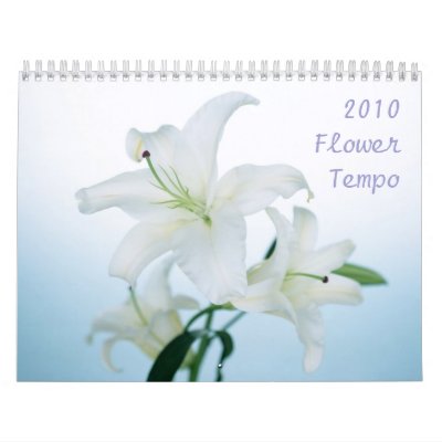 2010 Flower Tempo Wall Calendars by rosse77i