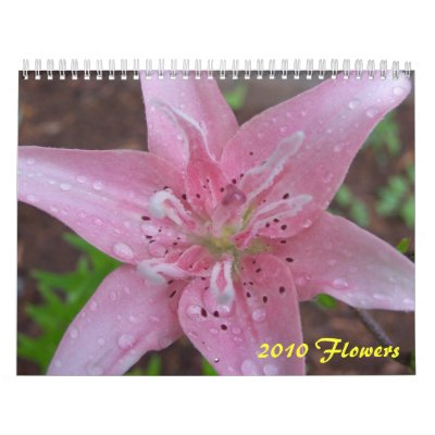 2010 Flowers Wall Calendars by notesfuss