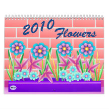 2010 Flowers Wall Calendar