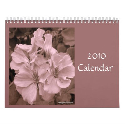 2010 Flowers Wall Calendar by margaret_muffi