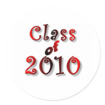 2010 GRADUATION CLASS OF 2010 stickers
