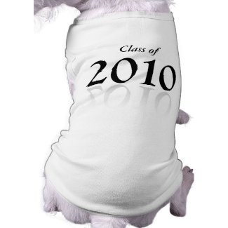 2010 Graduation gifts dog Class of 2010 petshirt