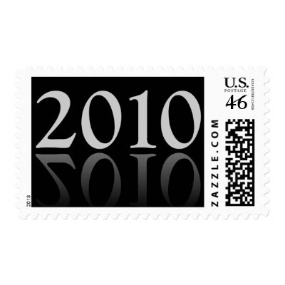 2010 Graduation invitations postage stamp class of