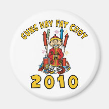 2010 Gung Hay Fat Choy Fridge Magnet