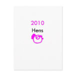 2010 hens postcard