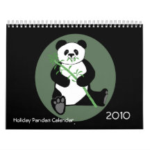 2010 Holiday Panda Calendar