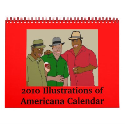 2010 Illustrations of Americana Calendar by pharrisart