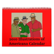 2010 Illustrations of Americana Calendar by pharrisart 2010 Illustrations of Americana Calendar