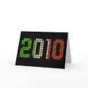 2010 Italy flag Italian New Year and sports gear cards by Funkart 2010 Italy flag Italian New Year and sports gear cards