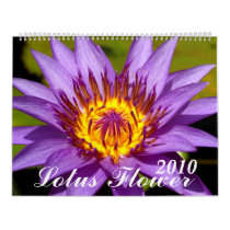 2010 , Lotus Flower Wall Calendar