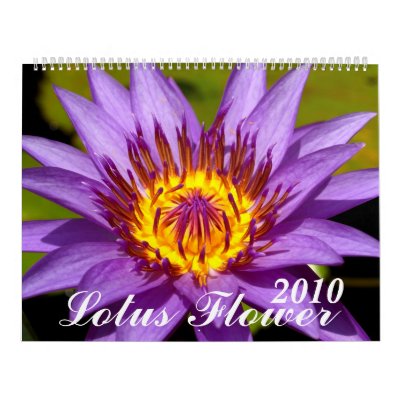 2010 , Lotus Flower Wall Calendar by naturelife