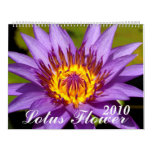 2010 , Lotus Flower Wall Calendar