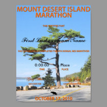 2010 MDI Marathon FINISHER certificate posters