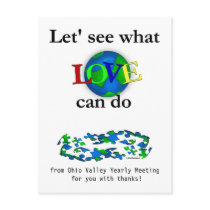 2010 Mini Calendar - Let's See What Love Can Do postcards