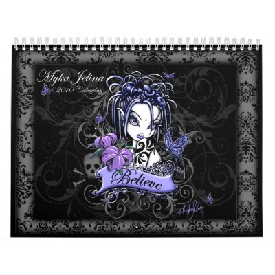 2010 Myka Jelina Gothic Fantasy Fairy Art Calender Wall Calendars by mykajelina