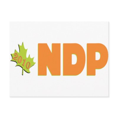 2010 New Democratic Party Postcards by quatrosales