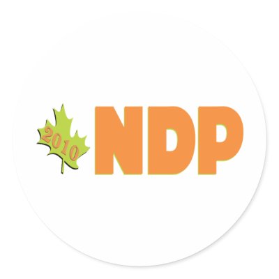 2010 New Democratic Party Stickers by quatrosales